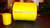 Yellow Fibrillated Yarn Polypropylene Baling Twine Free Sample 1% - 2% UV