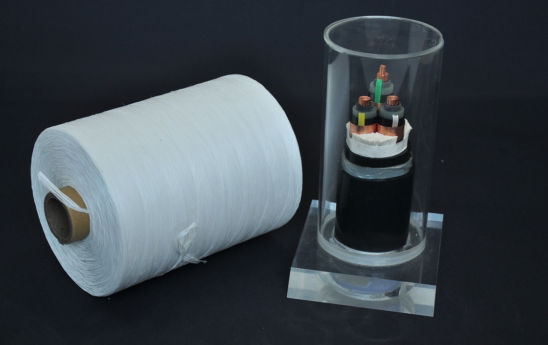 Excellent Flexibility Twisted Fibrillated PP Filler Yarn For Cable And Wire