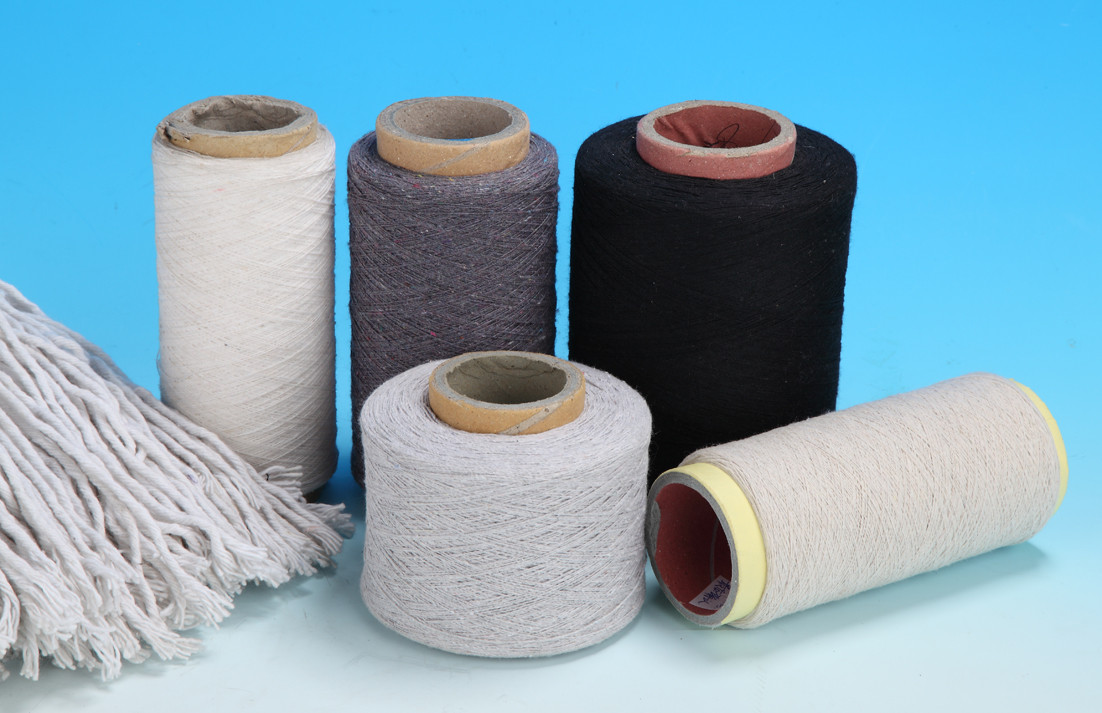 Polyester Cotton Thread Yarn , Industrial Sewing Thread 3S 21S Yarn