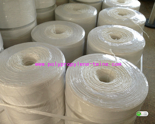 High Tenacity Fibrillated 1000m/Kg White Greenhouse Raffia Twine For Tying Plants