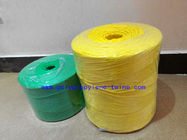 3mm Twist Yellow Banana Twine , Agricultural Twine High Breaking Strength