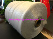 100% Virgin Polypropylene Fillers , High Strength Split Yarn White Color