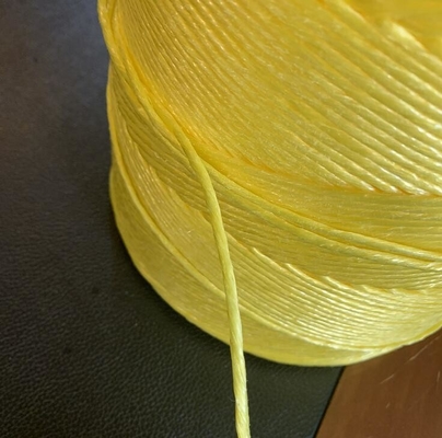 3mm Yellow Twisted PP Yarn For Submarine Cable Wrapping Design