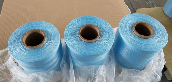 Blue Low Smoke Halogen Free PP Filler Yarn Flame Retardant For FR Cables