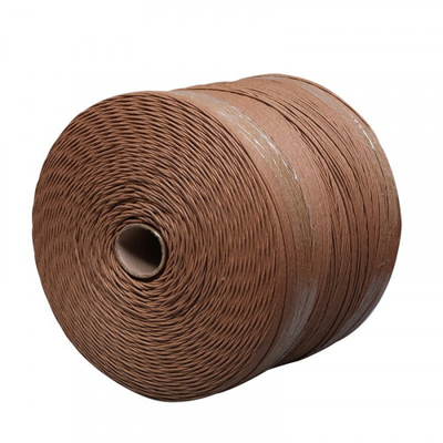 Cable Filler Yarn Brown Kraft Paper Rope Twisted 5 / 32'' 4mm For Wire