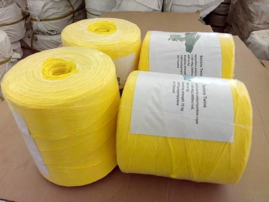 2.5g/M 1600m/Roll 4KG Polypropylene Banana Packing Twine With UV Stabilisation