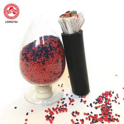 Lead Free Black Natural 90C ST2 VS1A Soft PVC Granules Cable Material