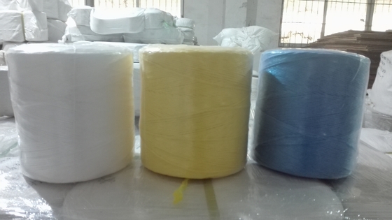 UV Stabilisation Polypropylene Agricultural Packing Twine 1.5mm-3mm White Yellow