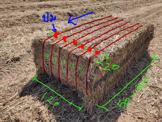 High UV Stabilized PP Baler Twine Knot Strength 440LBS / 200KGF Length