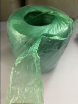 Plastic Packaging PP Raffia String , 80g Flat Film Raffia String Baler Twine