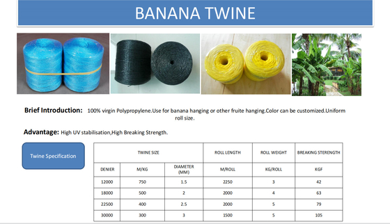 UV Resistance Agriculture Tomato Twine 1800mts/Kg 3600mts/Kg 4000mts/Kg