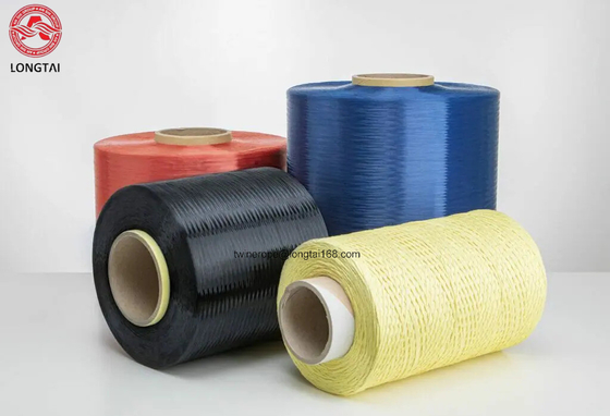 1000 Denier Flame Retardant Para Aramid Filament Yarn Red / Blue / Black / Green