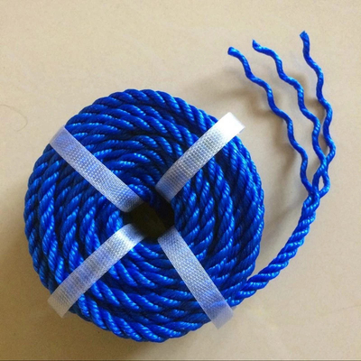 3 Strand Rope Fish Cage Net Industrial Plain PP Polypropolene Rope All Purpose 3 Ply Twist Nylon Rope