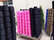 Green / Blue Flame Retardant Polyester Cable Filler Yarn With High Tenacity