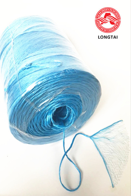 Agriculture PP Split Film Twine Fibrillated Polypropylene tying twines UV Baling twine Blue White Color