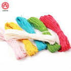 1.5mm Diameter 2 Plies Twisted Paper Rope For Decoration / Polypropylene Tying Twine