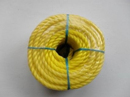 4mm 6mm 8mm 10mm 12mm 3-6 Strands Twisted PP Rope For Making Construction Safety Nets