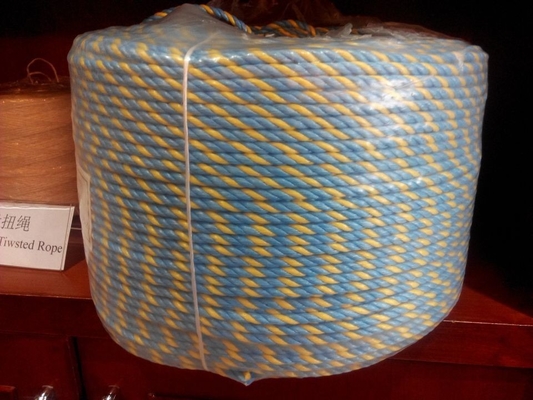 4mm 6mm 8mm 10mm 12mm 3-6 Strands Twisted PP Rope For Making Construction Safety Nets