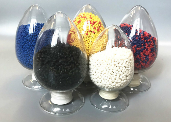 Colorful FR Plastic PVC Particles Shore A 90 105 Electrical Cable Insulation