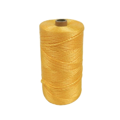 3mm Yellow Twisted PP Yarn For Submarine Cable Wrapping Design