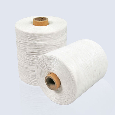 Non Twisted PP Fibrillated Yarn 2750 DTex In Cylindrical Spool For Cable And Wire Filling