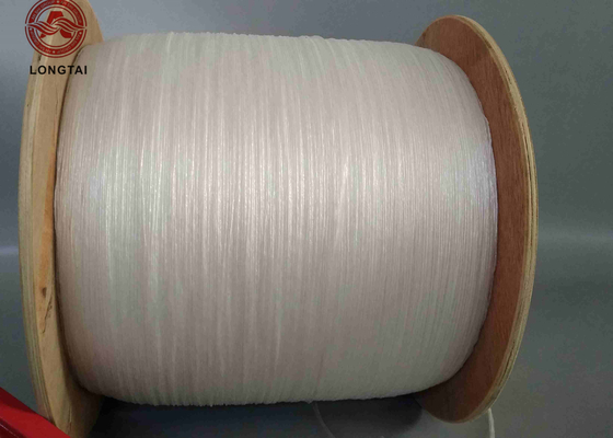 0.2-2g/d White 40000D Cable Pp Filler Yarn With Drum Package