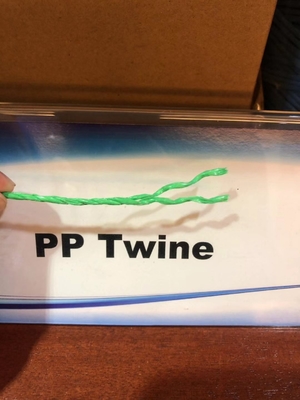 2 Strands Colorful PP Twine , NM4.6/2, NM4.8/2 High Tenacity Twisted PP Rope