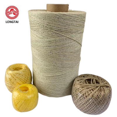 2 Ply Sausage loop Twine 4600dtex Beige White Twisted Polypropylene Thread