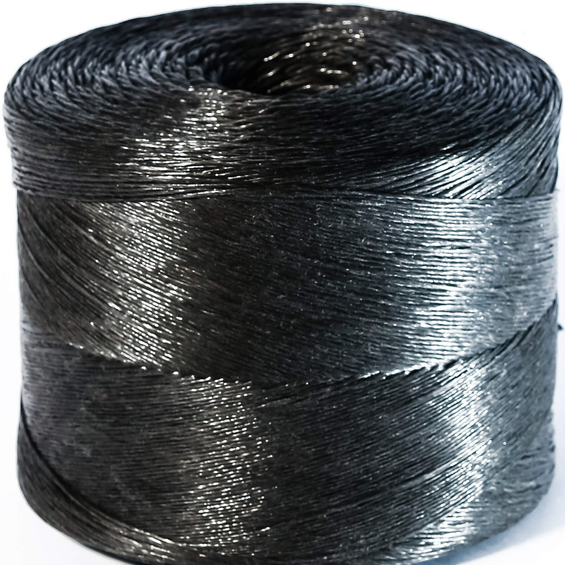 Durable and Soft Garden Tying Tomato 1800m/kg 1500m/kg Black Twine Split Film Yarn
