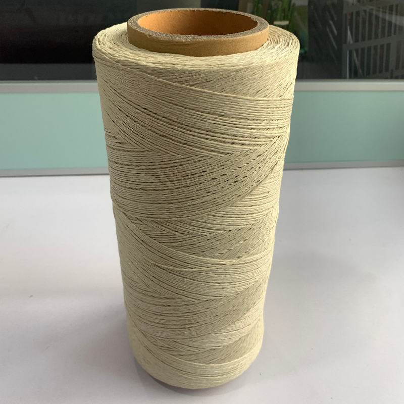 Beige Polypropylene Thread Sausage Loop Twine Fibrillated 460tex 2ply