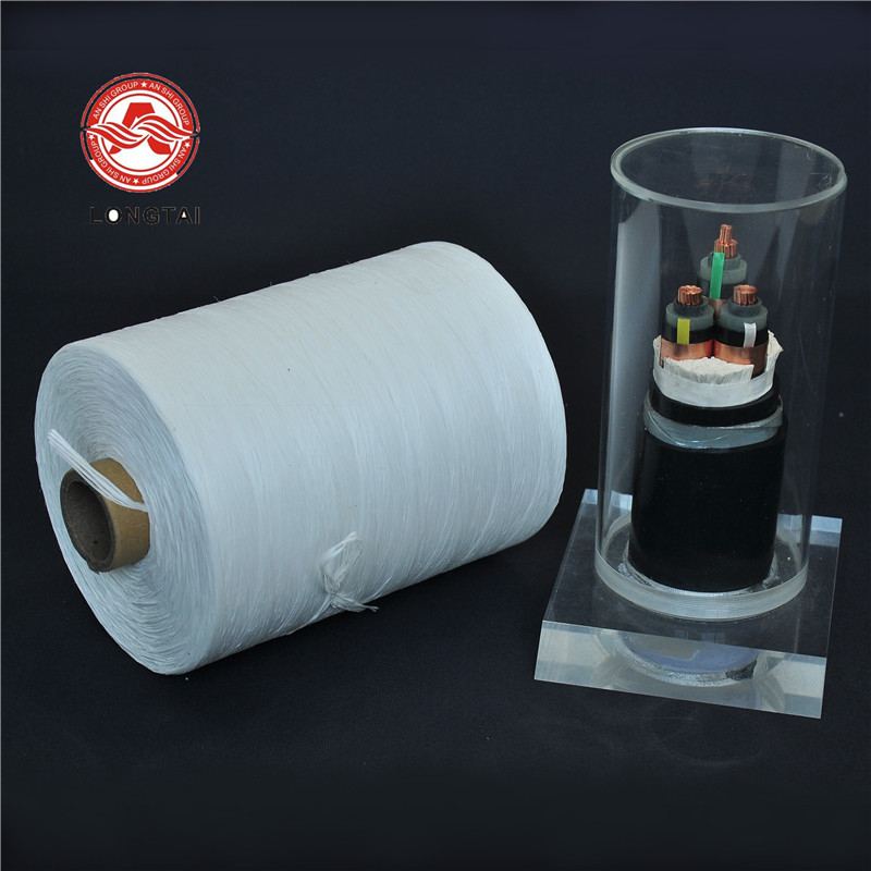 Waterproof Soft  PP Filler Yarn Higher Voltage Cable Fibrillated Untwisted