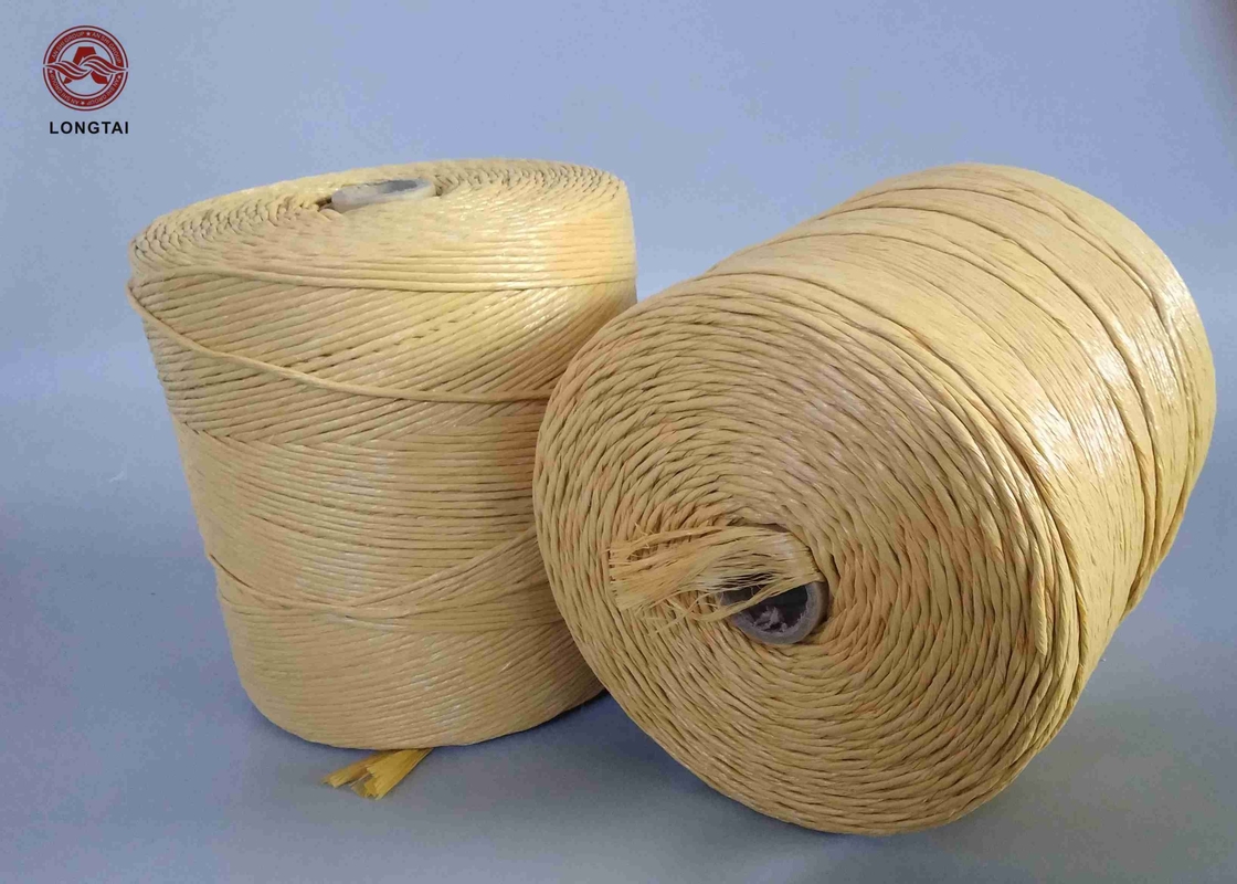 Fibrillated Twisted PP Filler Yarn Best Breaking Load Winding on Paper Tube