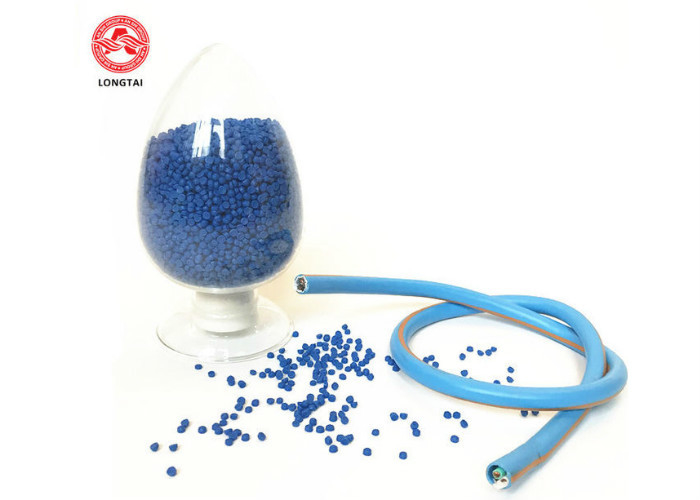 Flame Resistant ST1 - ST9 PVC Compound Granules For Cable