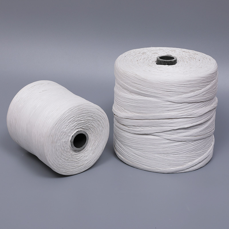 Polypropylene PP Filler Yarn For Power Cable Twist 100% PP Fibrillated Cable Material