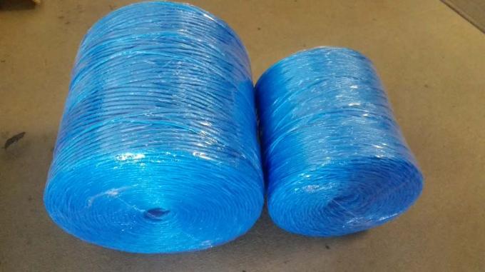 3mm 4mm Farm Use Twisted Banana Twine Hay Baler Rope Blue PP Baler Twine