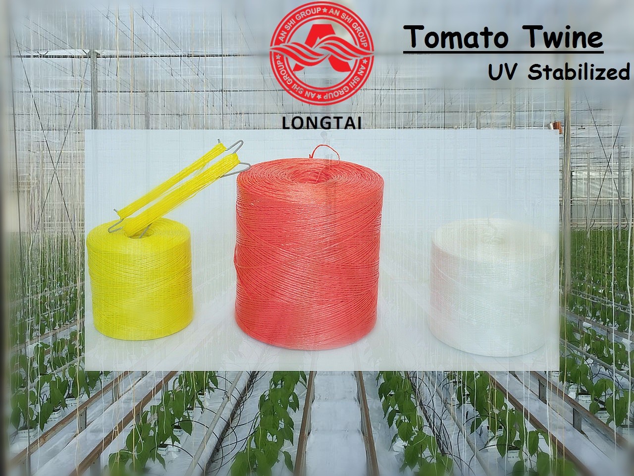 1mm 1.5mm Colorful Polypropylene Twine For Tomato Tying / Poly Twine Rope