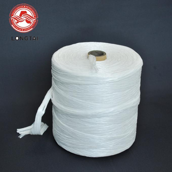 25KD Polypropylene Split Yarn For Electrical Power Cable Twist White Cable PP Filler Yarn