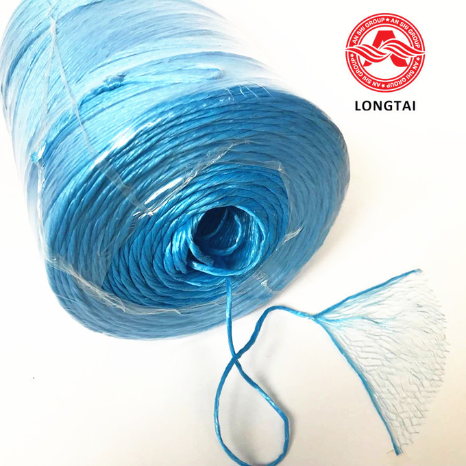 Plastic Poly Baler Twine 20000 Ft 110 Knot Strength For Big Round Bale